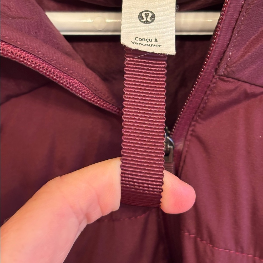 Lululemon Down For It All Jacket (Cassis) - Size 14 - Picture 9 of 13
